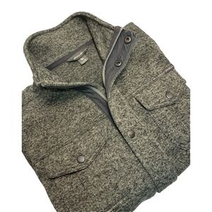 Eddie Bauer Radiator‎ 4-Pocket Sweater Fleece Jacket Men's M Full Zip Soft Cozy